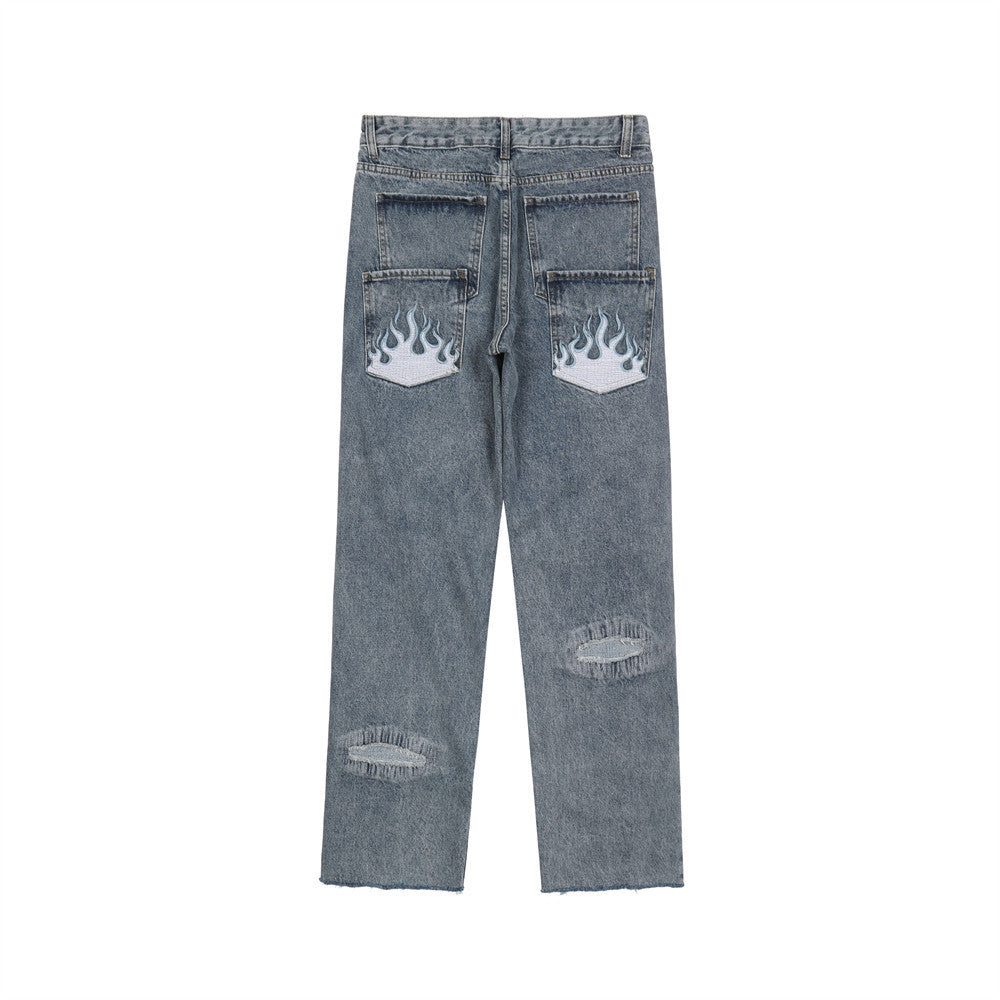 Men's Baggy Ripped Jeans